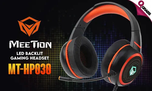 Meetion Gaming Headset: LED Backlit Surround Sound Headphones with Mic!